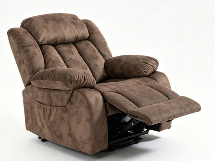Recliner Lift Chair With Massage & Heating For Living Room - Brown