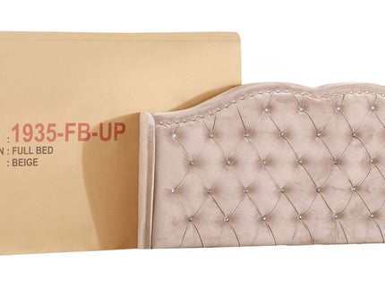 Upholstered Bed Transitional