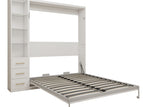 White / Queen / 1 Cabinet