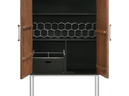 Washoe - 2 Door Bar Cabinet - Walnut
