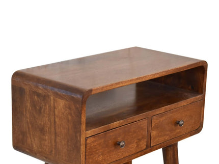Mini Console Table - Chestnut