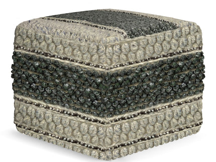 Grady - Handcrafted Square Pouf