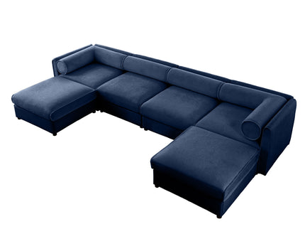 Contemporary Elegant Sofa With Storage And Ottoman