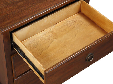 Chamberlin - 3 Drawer Nightstand - Brown