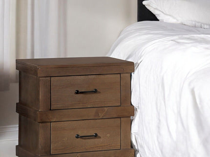 Adams - Antique Nightstand - Oak