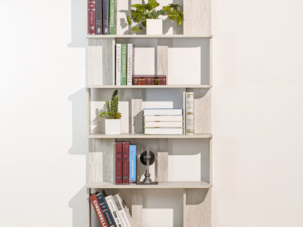 Modern 5 Tier Open Storage Bookcase