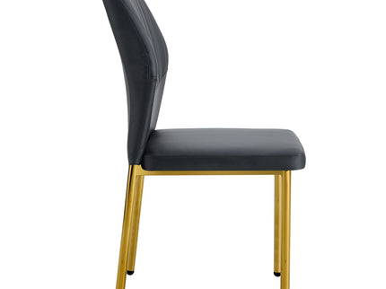 Luxury Simple Chair With Metal Leg