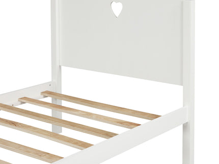 Platform Bed With Slat Support And Headboard And Footboard