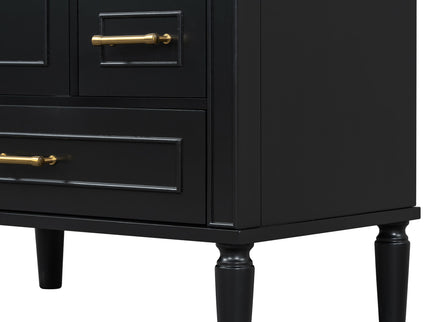 Traditional Bathroom Vanity Set With Soft Close Doors