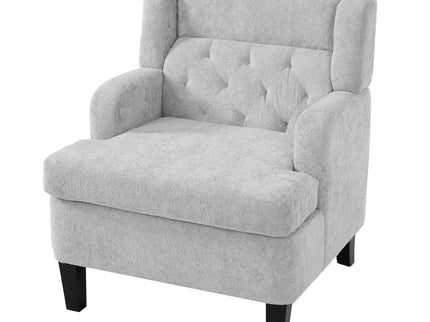 Modern Tufted Upholstered Accent Chair For Living Room