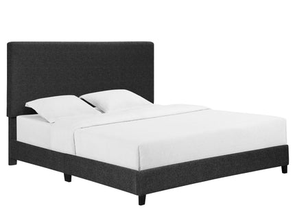 Platform Bed & Upholstered Headboard