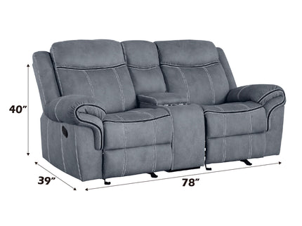 Zubaida - Two Tone 3 Piece Recliner Living Room Set