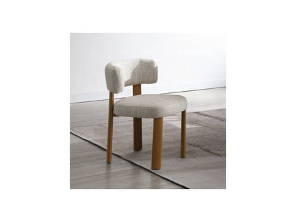 Ogin - Side Chair (Set of 2) - Beige / Gray