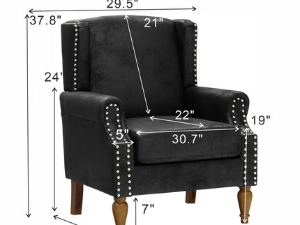 Decorative Chair With Stud Detailing