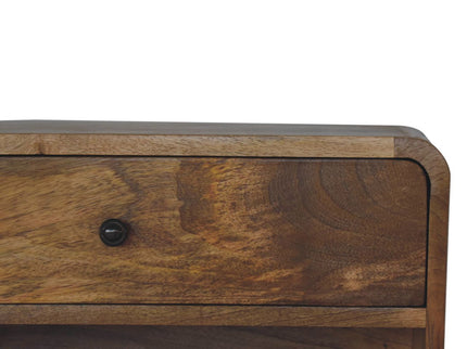 Curve Upper Slot Floating Nightstand