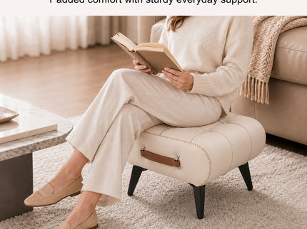Minimalist Footstool With Hidden Storage
