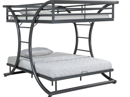 Weston - Bunk Bed Full Over Full - Gunmetal