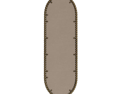 Oval Retro Mirror, Wall Hanging Mirror For Living Room