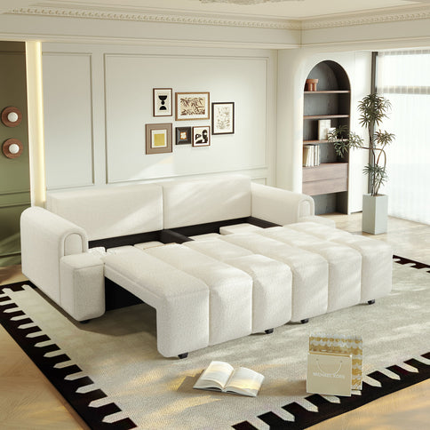 4 Seater Modern Couch With Seats Storage