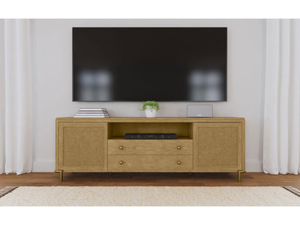 Benson - 2 Door TV Stand With Dual Drawers