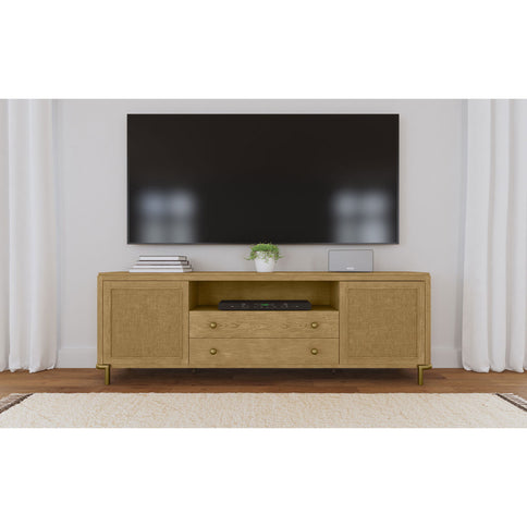 Benson - 2 Door TV Stand With Dual Drawers