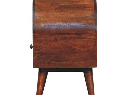 Dome Bedside Table - Brown