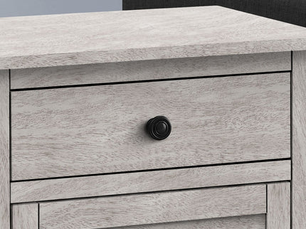 Accent Nightstand, Storage Drawer, Transitional