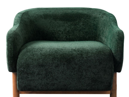 Modern Accent Chair With Recessed Arms And Tight Back