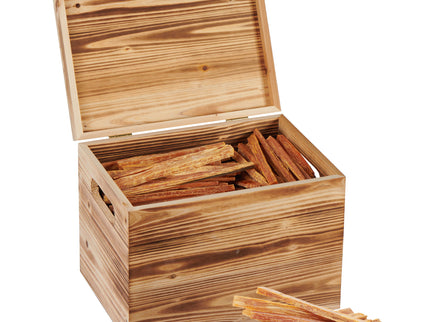 15 Lbs Fatwood Fire Starter Sticks With Box, 100% Natural Kindling Wood, Pine Firewood Firestarter For Campfire, Stove, Fireplace, Bonfires, Grill - Natural