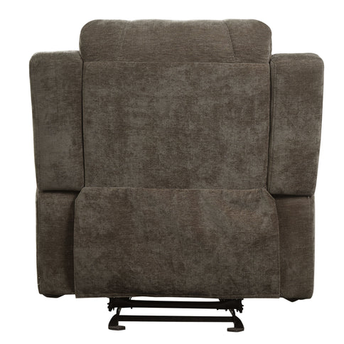 Upholstered Manual Recliner Chair With 3 Adjustable Backrest Positions