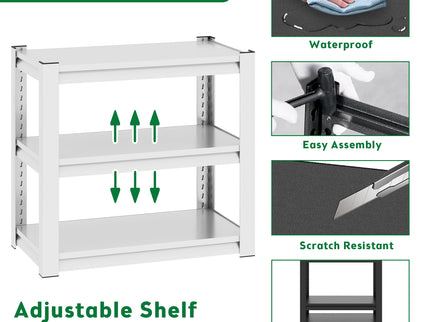 Stylish Metal rium Stand For 20 - 30 Gallon Tanks, 3 Tier Adjustable Shelf