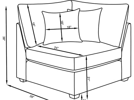 Austin - Chair With Pillows