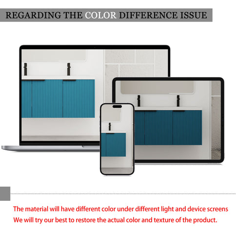 Contemporary Wall Mounted Bathroom Vanity With Resin Double Sink