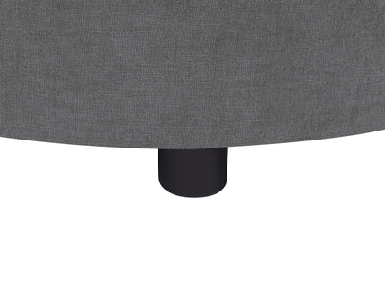 Modern L-Shaped Sectional Sofa With Curved Chaise, USB Ports, And Side Storage Pockets