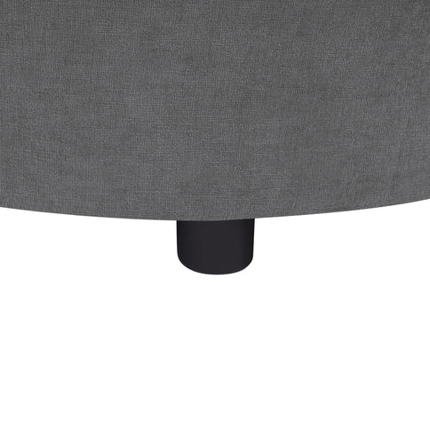 Modern L-Shaped Sectional Sofa With Curved Chaise, USB Ports, And Side Storage Pockets