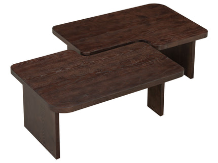 Modern Minimalist Coffee Table Set With Splicing Design