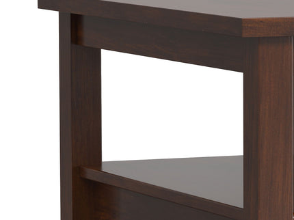 Warm Shaker - Narrow Side Table - Brown
