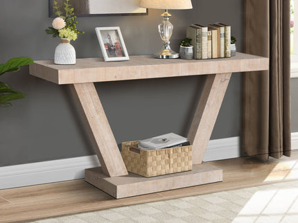 Vintage Distressed Wood Entryway Bench With 2 Tier Storage Cabinet