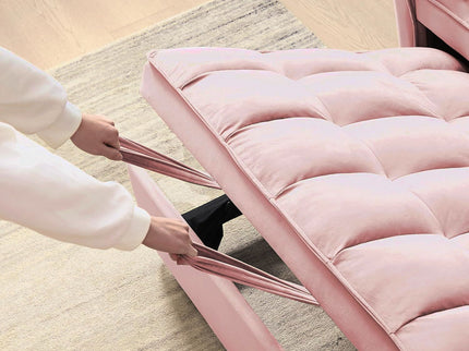 3 In 1 Pull Out Couch Convertible Sofa Bed With Reclining Backrest