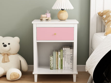 Nightstand With 1 Drawer 1 Shelf