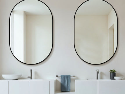 Modern Framed Bathroom Vanity Mirror