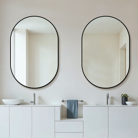 Modern Framed Bathroom Vanity Mirror