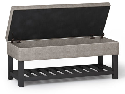 Cosmopolitan - Storage Ottoman Bench With Open Bottom