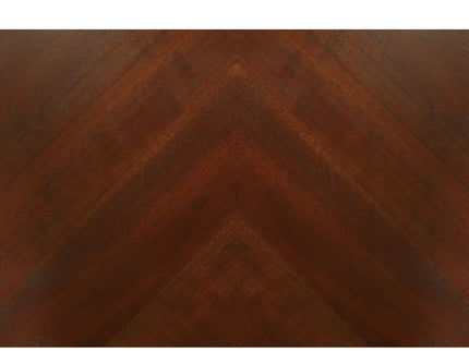 Dining Table With Leaf And Unique X Design Base - Cherry