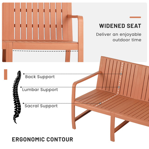1 Piece Indoor / Outdoor 3 Seater Sofa, UV-Resistant, Waterproof And Durable