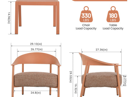 Furniture Set With Seat Cushions, Sturdy And Durable