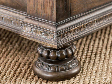 Sleigh Bed With Button Tufted Fabric Headboard And Footboard
