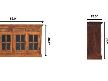 Large Glazed Sideboard