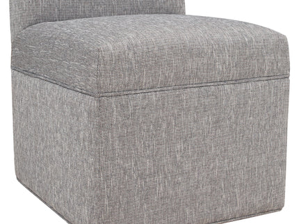 Della - Upholstered Castered Chair - Gray