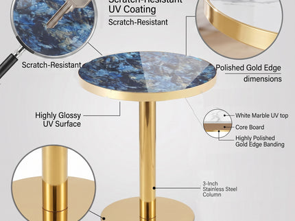 Modern Round Bistro Table